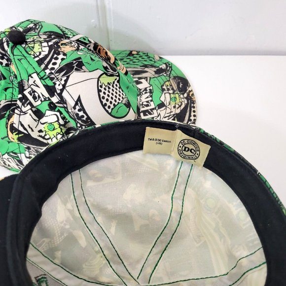 Green Lantern Baseball Caps DC Comics Originals 2 Caps Size S - Picture 5 of 6